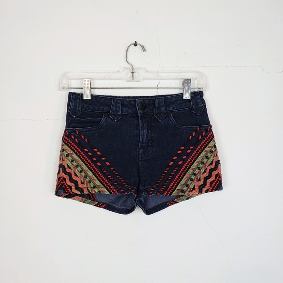 BDG Southwest Tribal Embroidered Shorts 24 - Picture 5 of 11